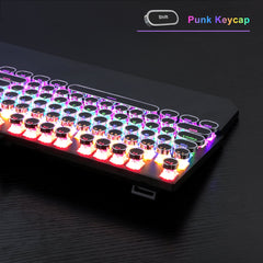 MageGee Typewriter Wired Gaming Keyboard with RGB Backlight, Black